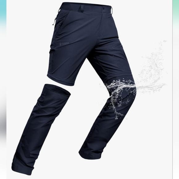 Pioneer Camp Men's Outdoor Convertible Hiking Pants Waterproof Quick Dry Fishing - Picture 1 of 16